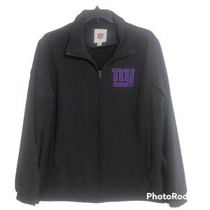 NFL New York Giants Jacket Black Size Large